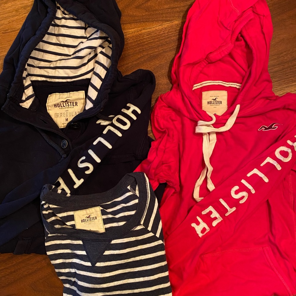 Lot of 3 Hollister tops